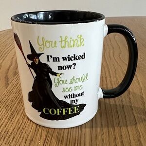 Wicked Witch Coffee Mug - Black & White